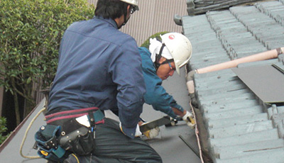 屋根･外壁の専門業者です。技術にこだわっています!